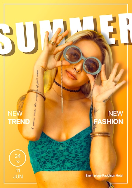 Summer Poster Flyer — Poster template