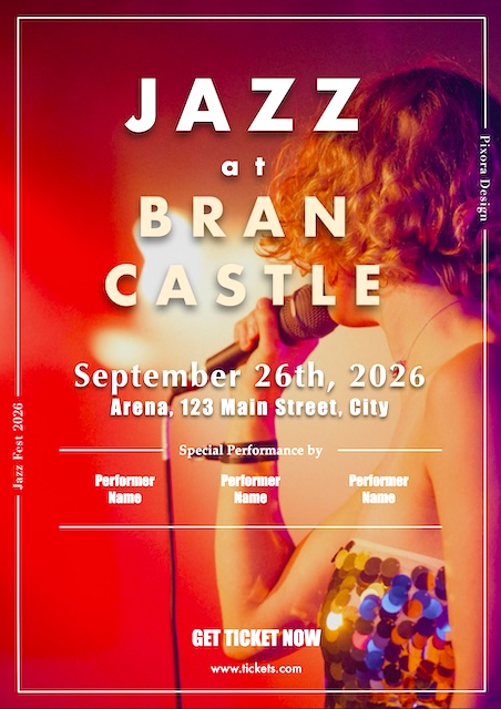 Jazz Poster Flyer — Poster template