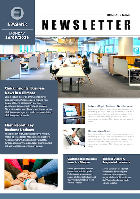 Newsletter Business — Newsletter template