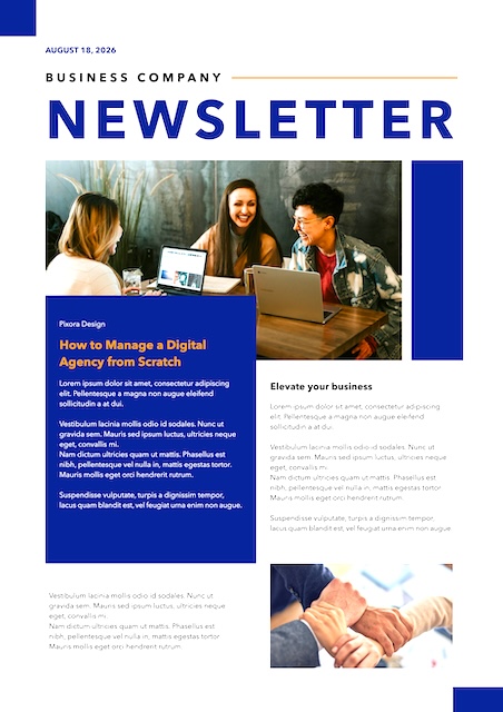 Newsletter Business Minimalist — Newsletter template