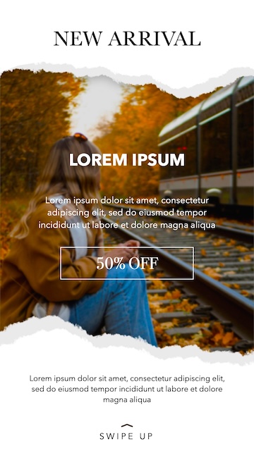 Autumn Sales Instagram Story — Instagram Story template