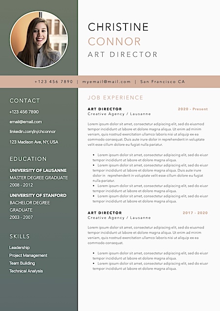 Soft Style Resume CV — Curriculum Vitae template