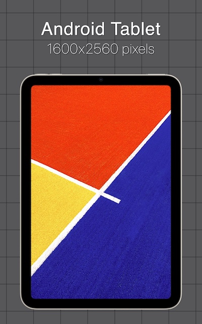 Android Tablet Mockup — Mockup (Portrait) template