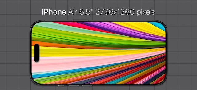 iPhone 6.5 Mockup Landscape — Mockup (Landscape) template