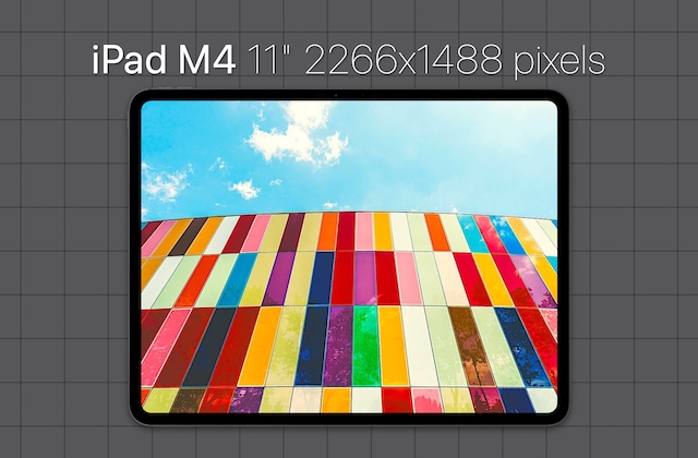 iPad 11 Mockup Landscape — Mockup (Landscape) template