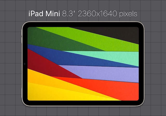 iPad 8.3 Mockup Landscape — Mockup (Landscape) template