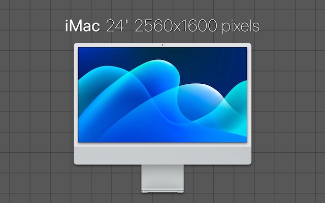Mac 24 Mockup Landscape — Mockup (Landscape) template