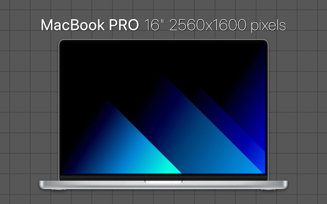 Mac 16 Mockup Landscape — Mockup (Landscape) template
