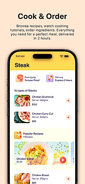 iPhone 6.9 Food Mockup Portrait — Mockup (Portrait) template