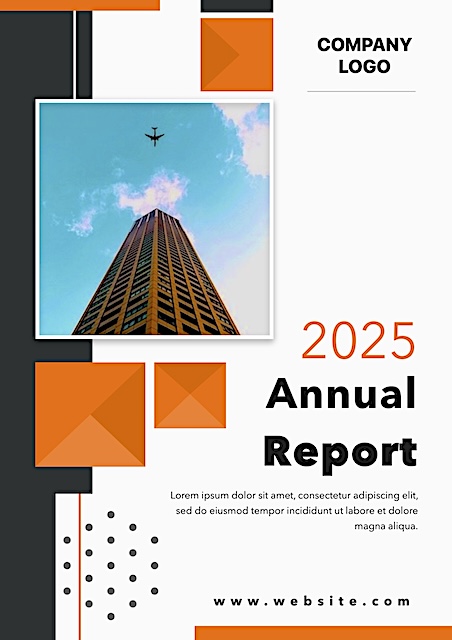 Annual Orange Report — Newsletter template