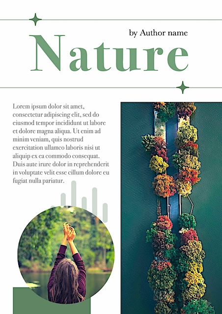 Nature Book Cover Portrait — Book Cover (Portrait) template