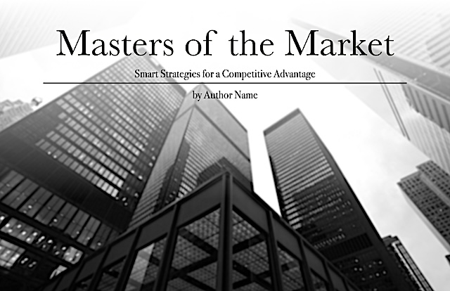 Business Master Book Cover Landscape — Book Cover (Landscape) template