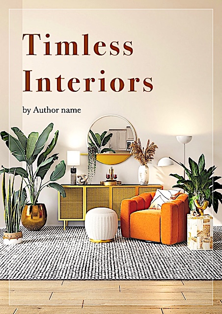 Home Design Book Cover Portrait — Book Cover (Portrait) template